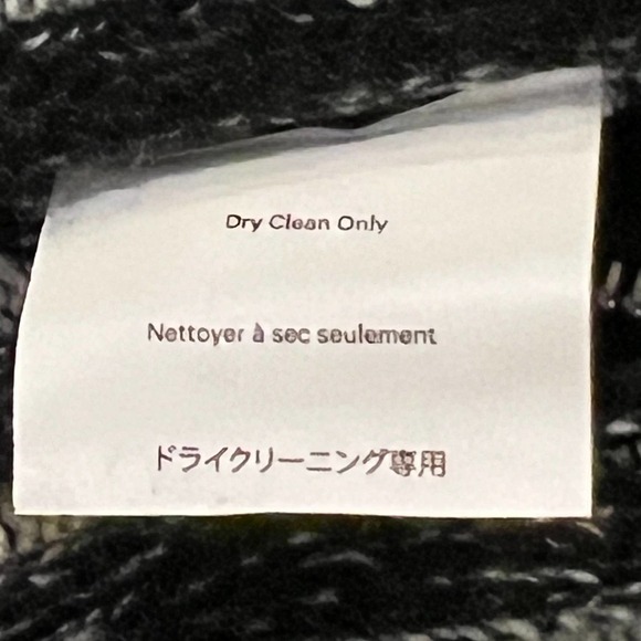 VINCE STRIPED FULL ZIP SWEATER IN BLACK & WHITE NWT WOMEN'S SIZE MEDIUM - Picture 16 of 16